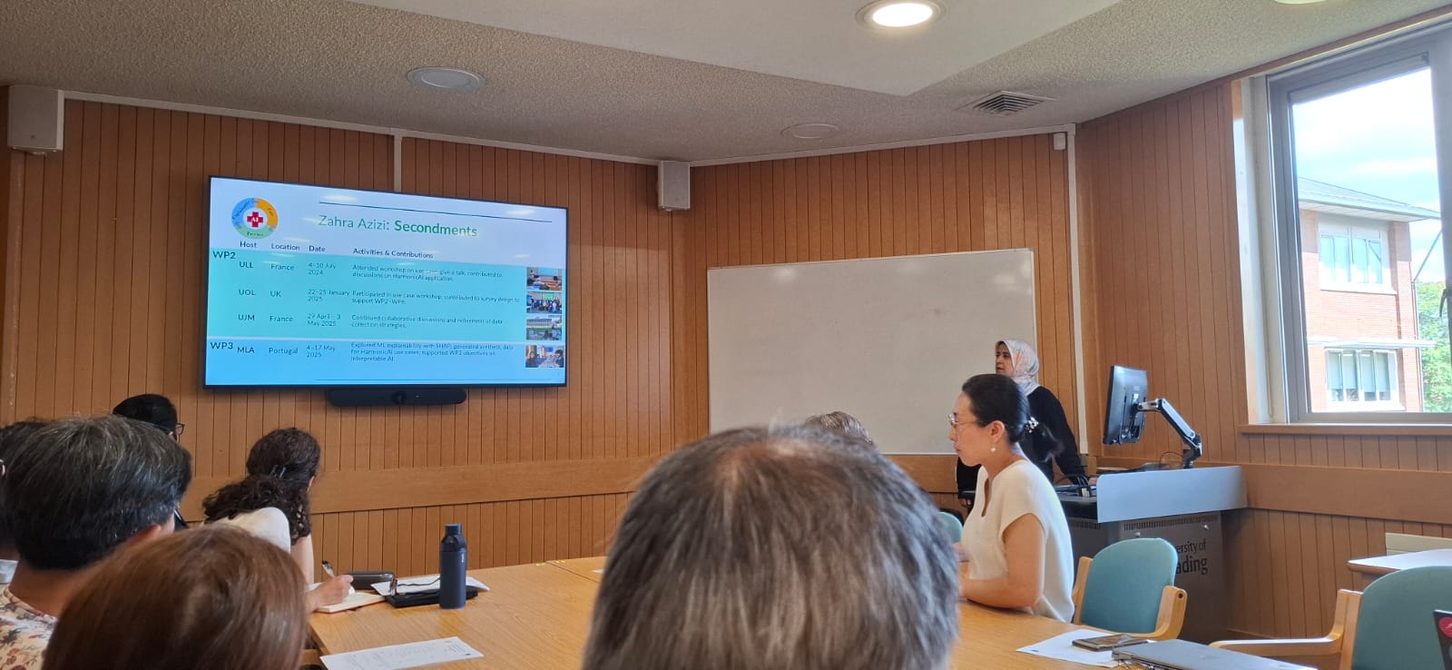 Midterm Meeting at University of Reading